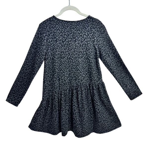 ZARA Drop Waist Leopard Dress, SIZE 13/14 - Picture 2 of 9